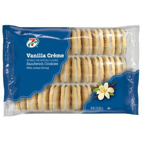 Order 7-Select Vanilla Sandwich Cookie 13oz food online from 7-Eleven store, Willis on bringmethat.com