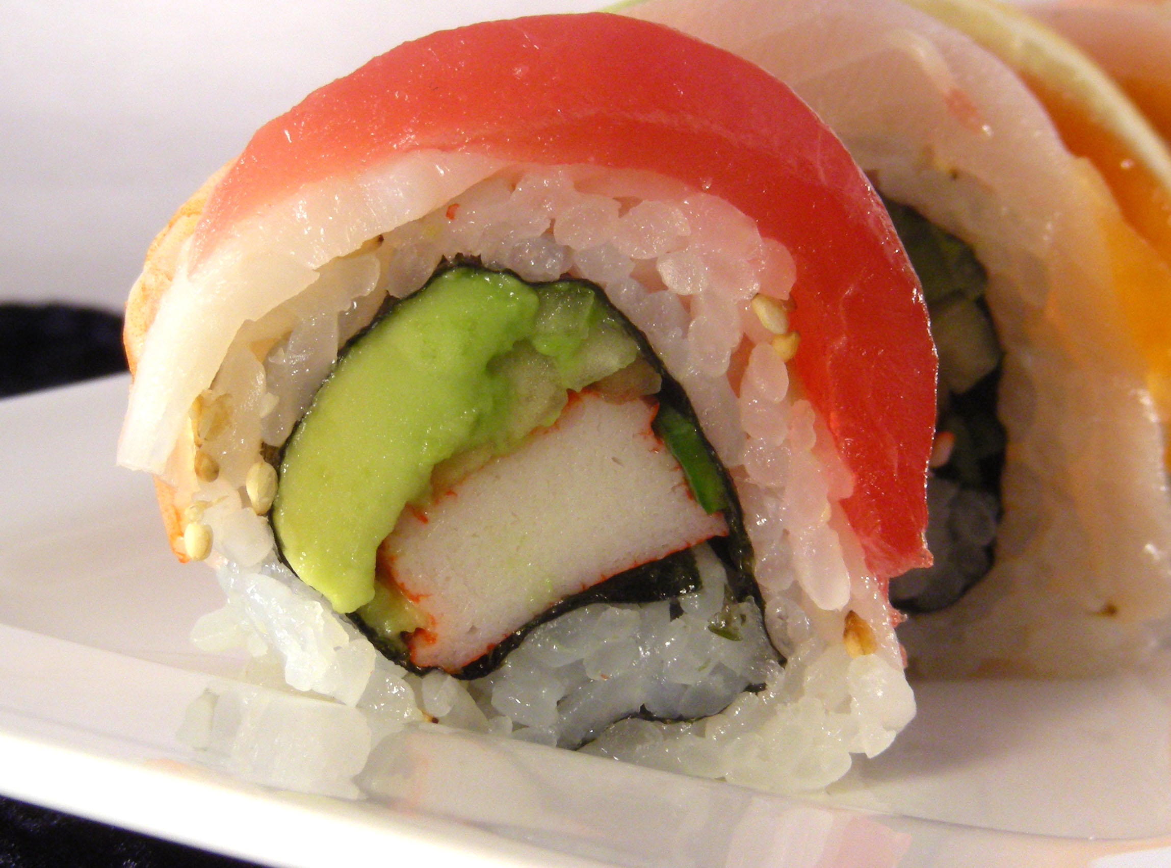 Order Rainbow Roll food online from Zen Bistro store, Millbrae on bringmethat.com