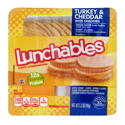 Order Turkey & Cheddar Cheese with Crackers Lunchables 3.2oz food online from Circle K And Liquors store, Fontana on bringmethat.com