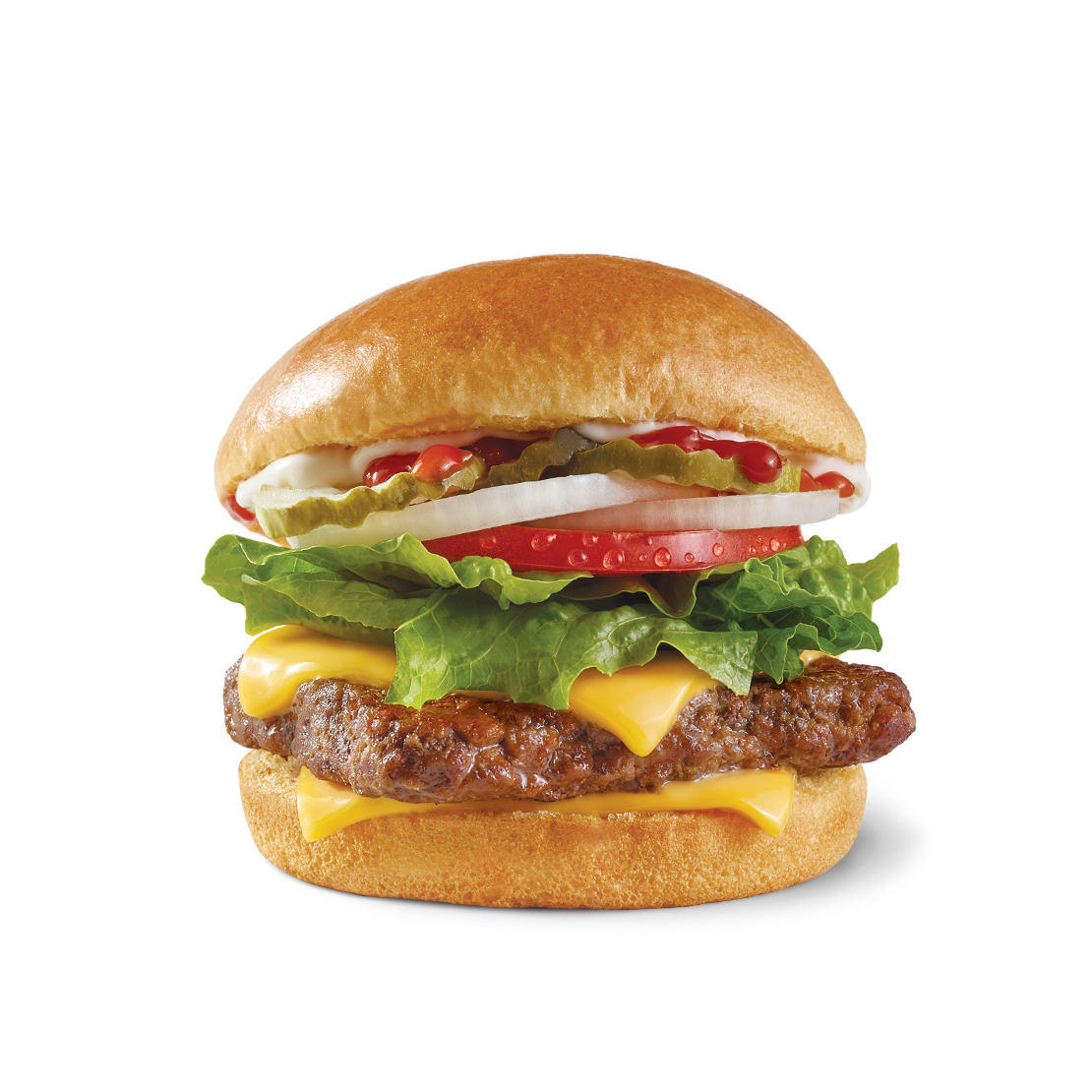 Order Dave's Single® food online from Wendy's store, Youngstown on bringmethat.com
