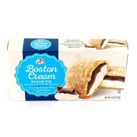 Order 7-Select Snack Pie Boston Cream 4oz food online from 7-Eleven store, Wakefield on bringmethat.com