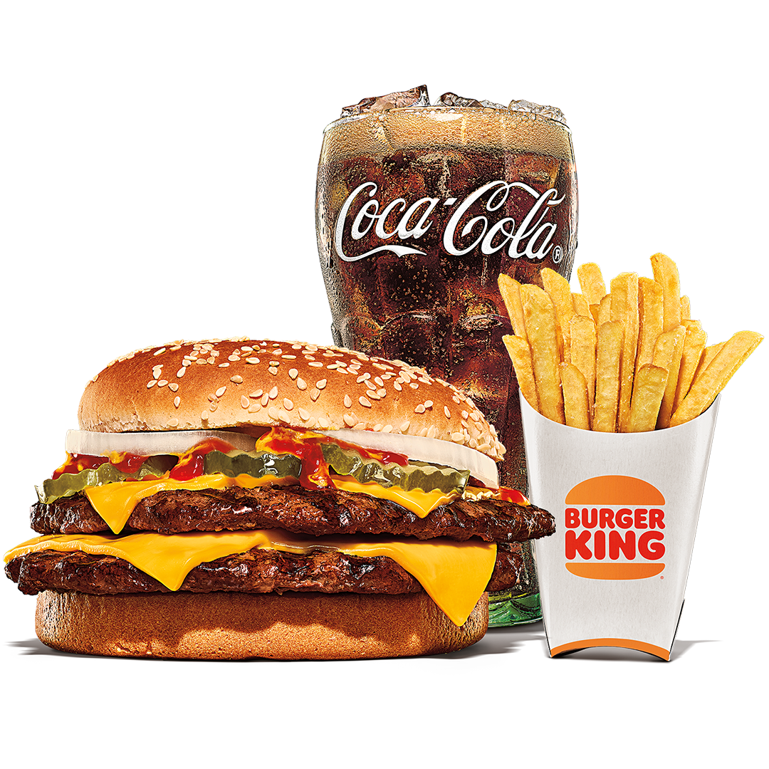 Order Double Quarter Pound KING™ Meal food online from Burger King store, Wooster on bringmethat.com