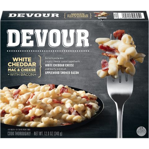 Order Devour White Cheddar Bacon Mac 12oz food online from 7-Eleven store, Wakefield on bringmethat.com