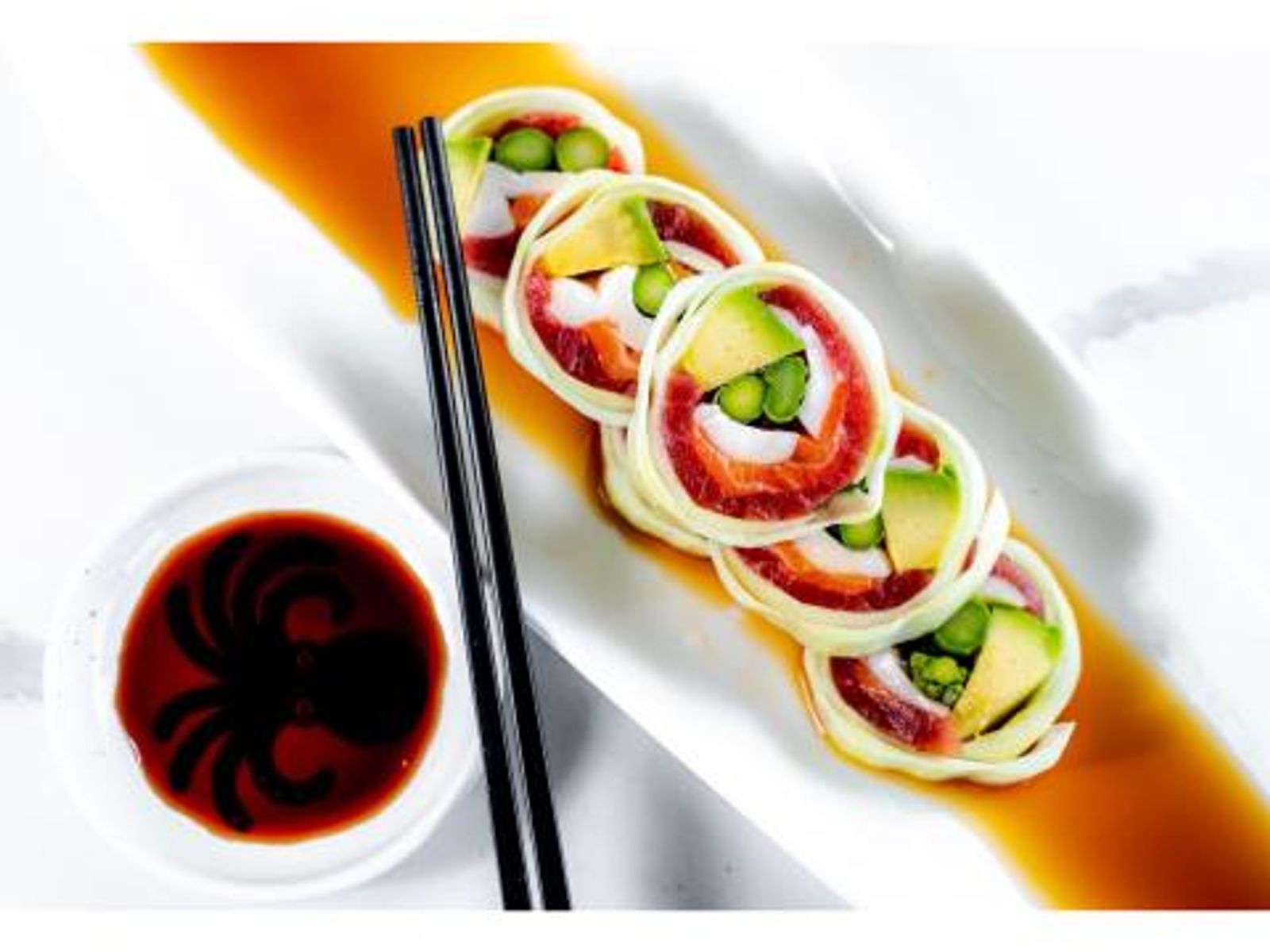 Order Low Carb Roll(no rice) food online from Takumi Hibachi Sushi & Lounge store, Bay Shore on bringmethat.com