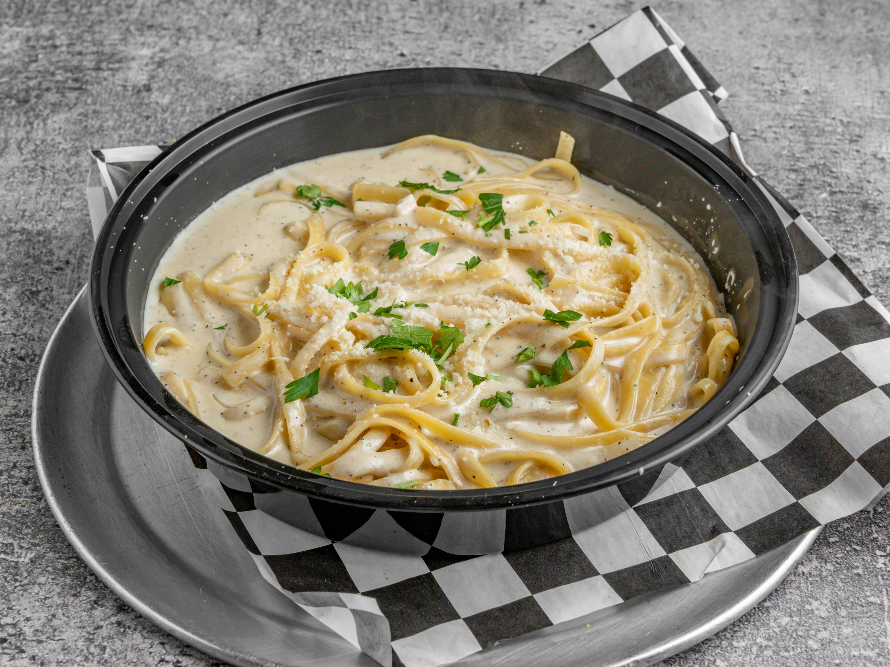 Order Traditional Fettucine Alfredo Pasta food online from 3 Brothers of RVC store, Rockville Centre on bringmethat.com