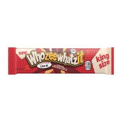 Order WHOZEEWHATZIT Chocolate Candy Bar 2.6oz food online from 7-Eleven store, Aurora on bringmethat.com