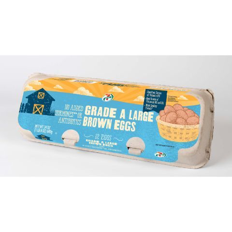 Order 7-Select Cage Free Large Brown Eggs 12 Count food online from 7-Eleven store, Natick on bringmethat.com