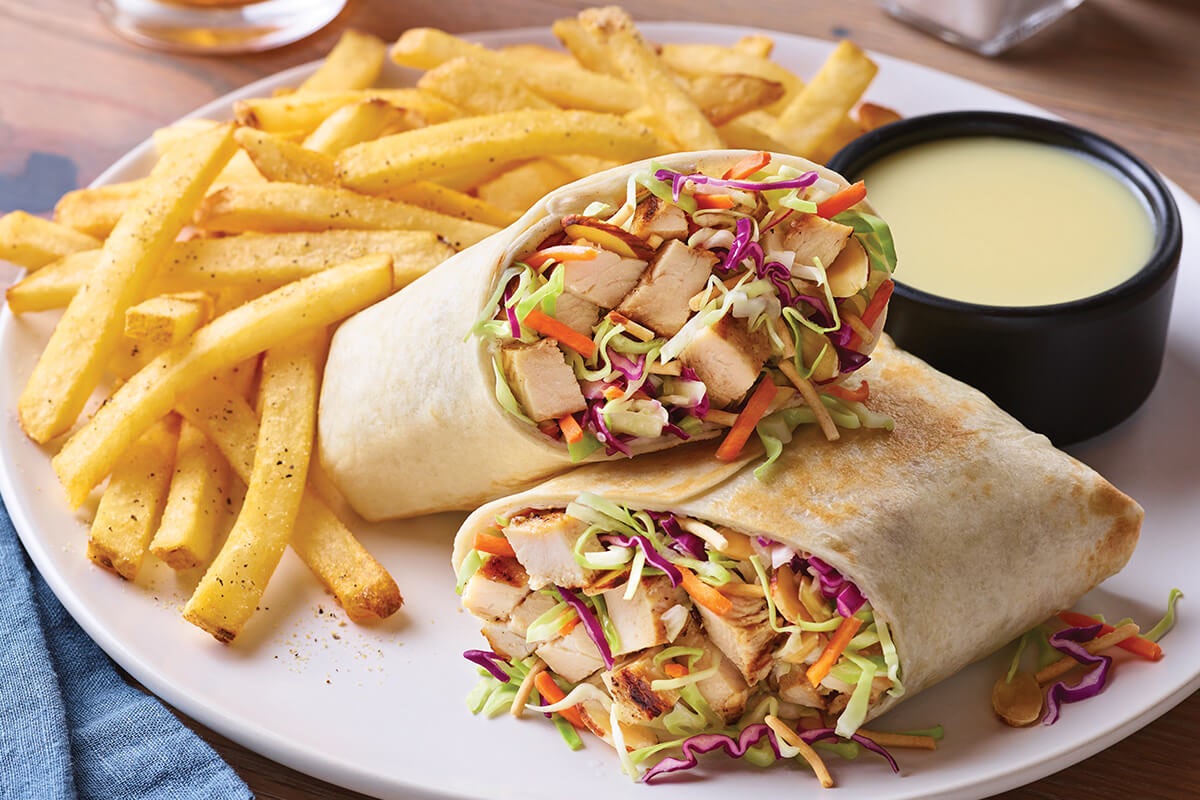 Order Oriental Grilled Chicken Salad Wrap food online from Applebee's store, Royersford on bringmethat.com