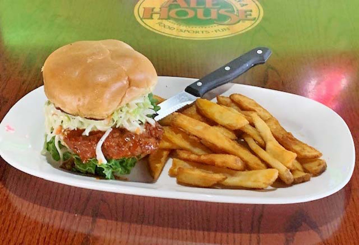 Order Nashville Hot Chicken Sandwich food online from Carolina Ale House store, Wake Forest on bringmethat.com