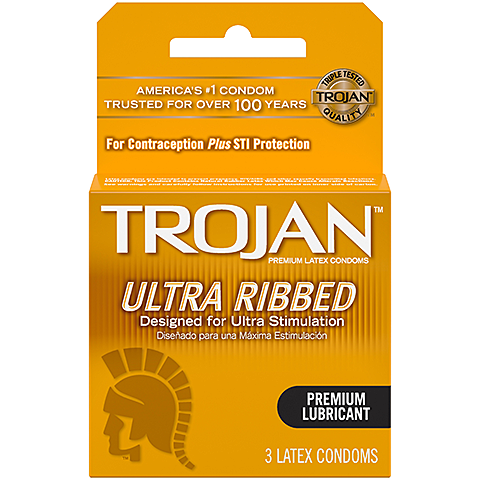 Order Trojan Ribbed Condom 3 Pack food online from 7-Eleven store, Willis on bringmethat.com
