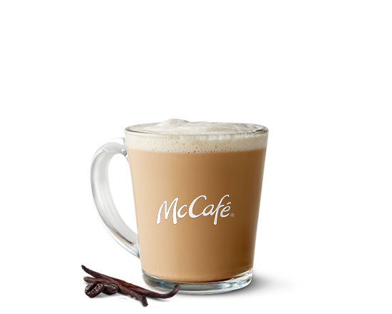 Order French Vanilla Latte food online from Mcdonald store, Des Moines on bringmethat.com