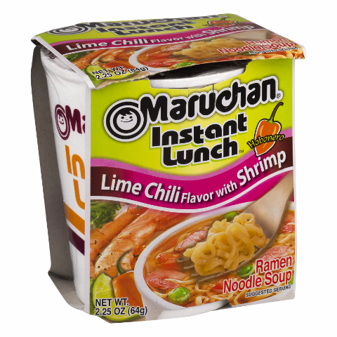 Order Maruchan Instant Lunch Lime & Chili Shrimp 2.25oz food online from 7-Eleven store, Natick on bringmethat.com