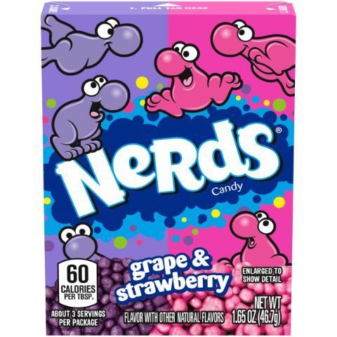 Order NERDS Grape & Strawberry Candy 1.65oz Box food online from 7-Eleven store, Aurora on bringmethat.com