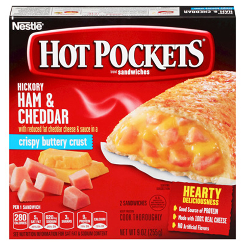 Order Hot Pockets Ham & Cheddar 9oz food online from 7-Eleven store, Bellflower on bringmethat.com