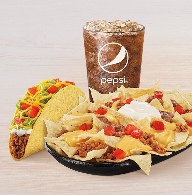 Order Nachos BellGrande® Combo food online from Taco Bell store, Proctorville on bringmethat.com