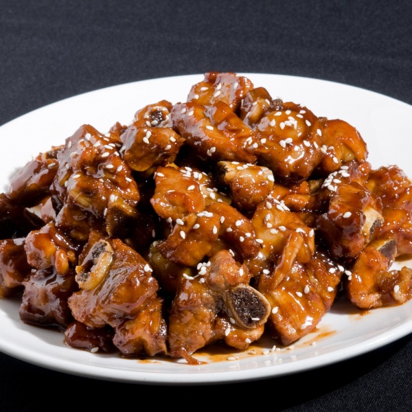 Order G9. Sweet and Sour Spare Ribs food online from Shu Han Ju Chinese Restaurant store, New York on bringmethat.com