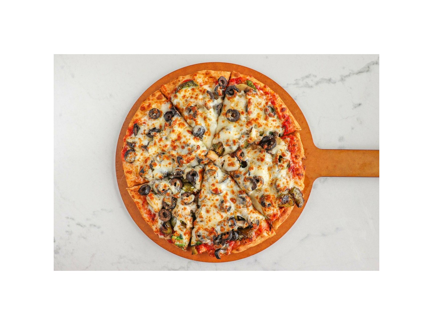 Order Roasted Vegetable Pizza food online from Buona Beef store, Bolingbrook on bringmethat.com