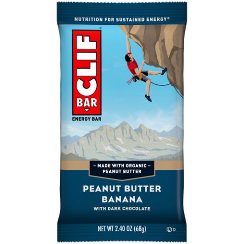 Order Clif Peanut Butter & Banana Dark Chocolate 2.4oz food online from 7-Eleven store, Wakefield on bringmethat.com