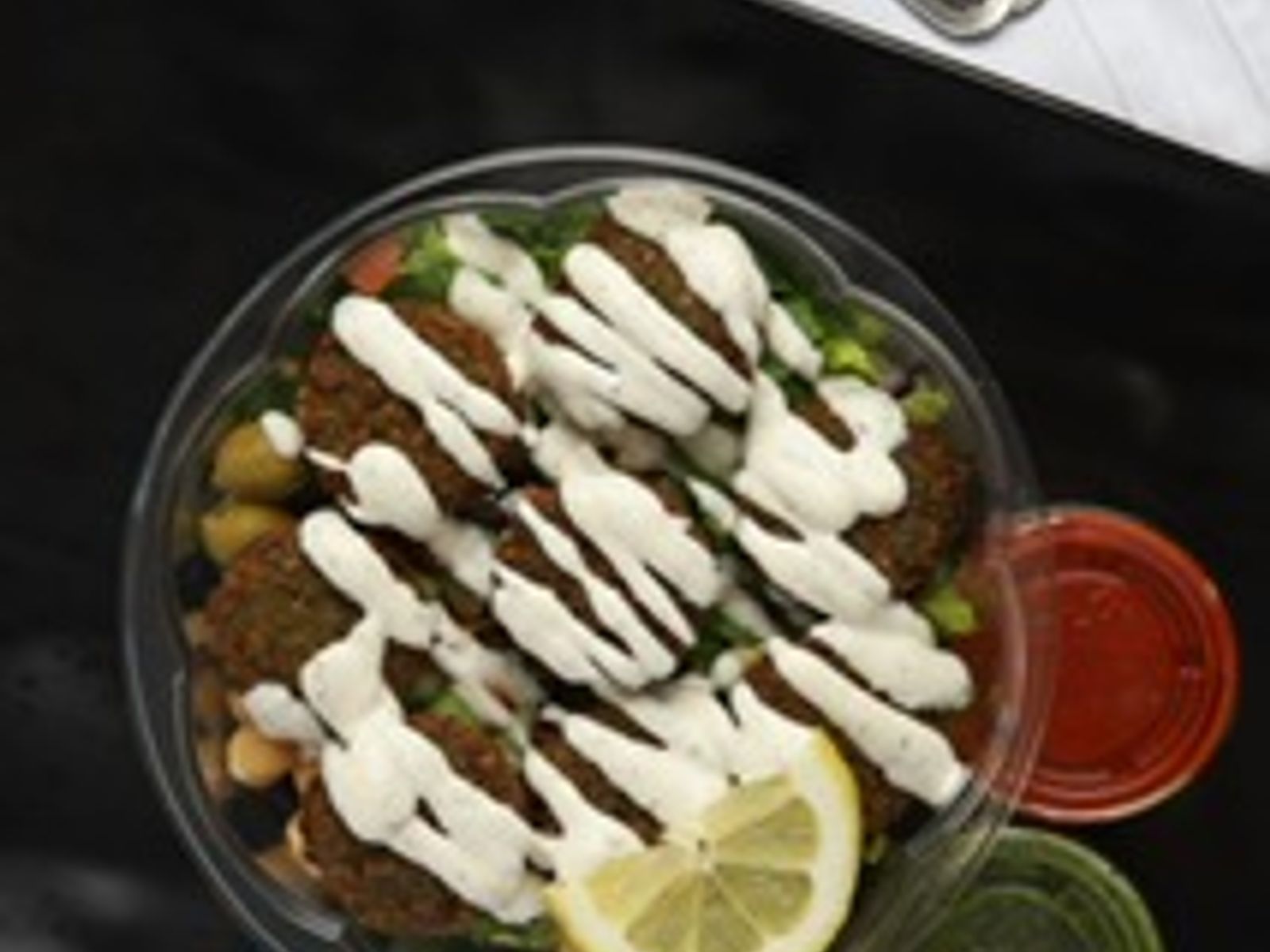 Order Falafel Salad food online from Halal Munchies store, Queens on bringmethat.com