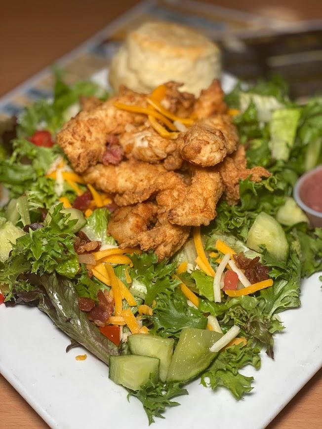 Order BFC Farm House Chicken Tender Salad food online from Berry Fresh Cafe store, Jupiter on bringmethat.com