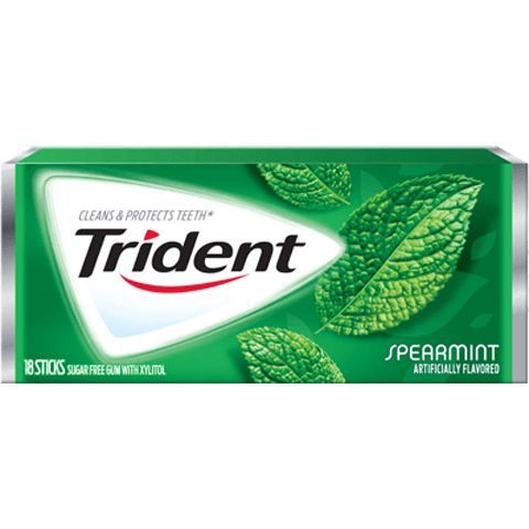 Order Trident Spearmint Value Pack Gum 14 Count food online from 7-Eleven store, Aurora on bringmethat.com