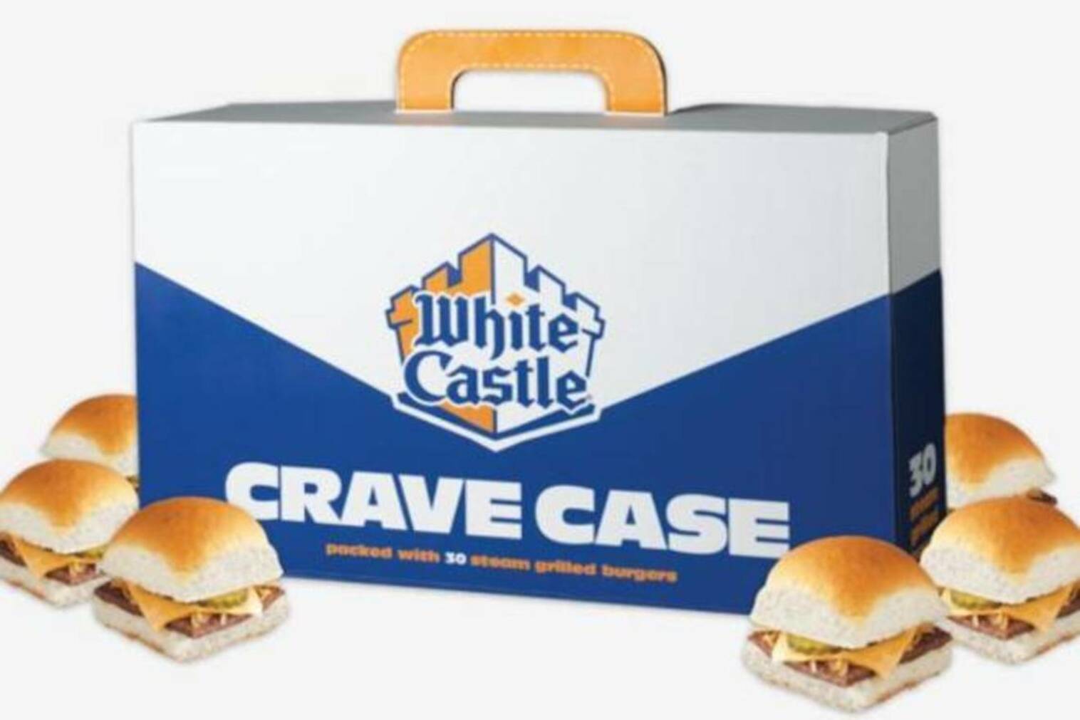 Order CRAVE CASE WITH CHEESE CAL 5100-5400 food online from White Castle store, Centereach on bringmethat.com