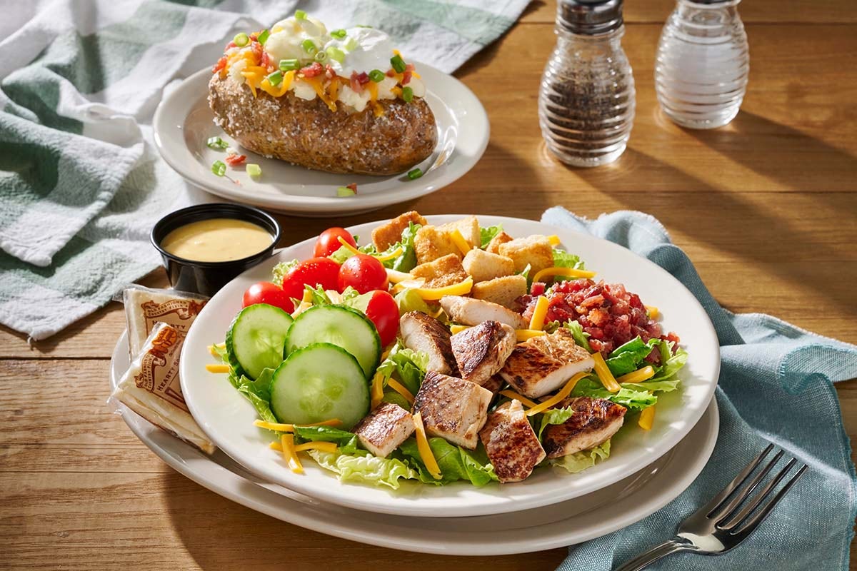 Order Weekday Lunch, Pick 2 Country Combos food online from Cracker Barrel store, Rochester on bringmethat.com