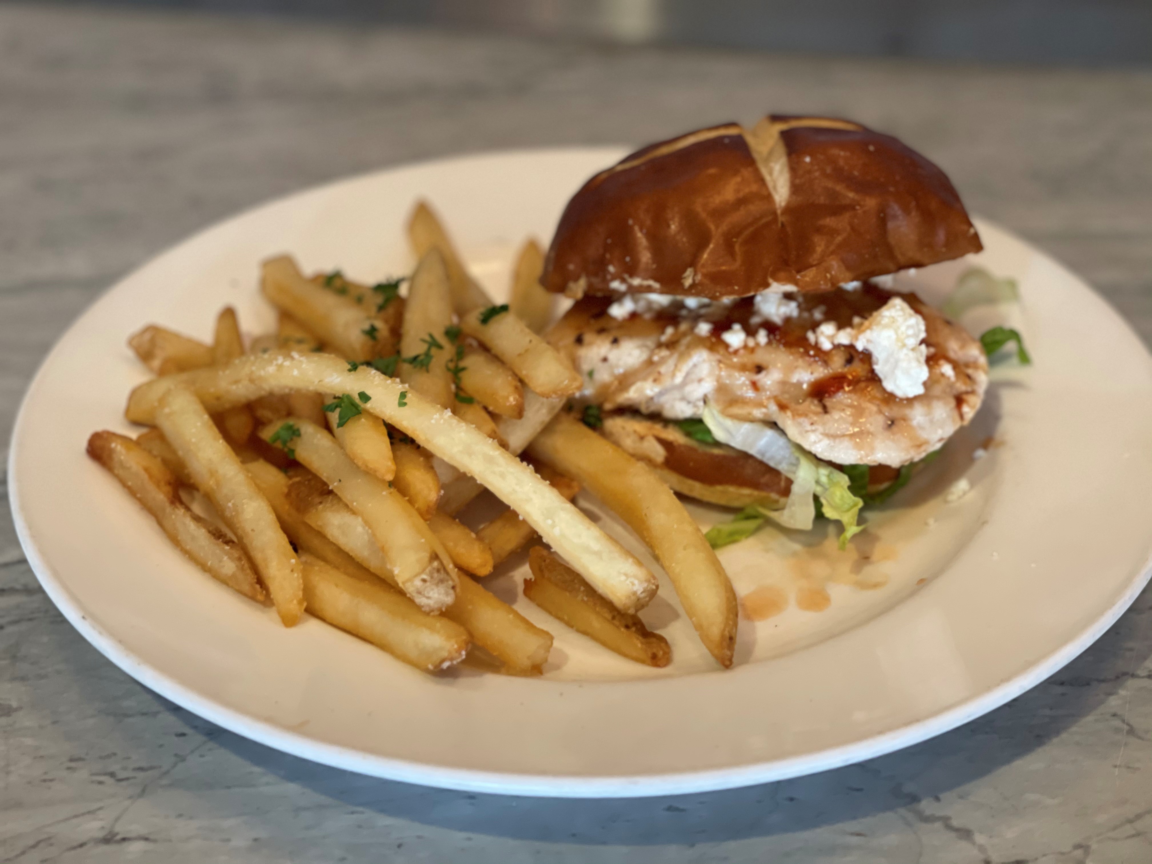Order Grilled Chicken Sandwich  food online from The Rooftop Lounge store, Laguna Beach on bringmethat.com