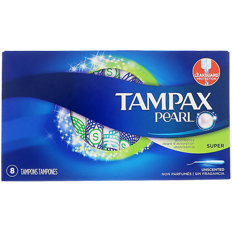 Order Tampax Pearl Super Unscented 8 Count food online from Circle K And Liquors store, Fontana on bringmethat.com