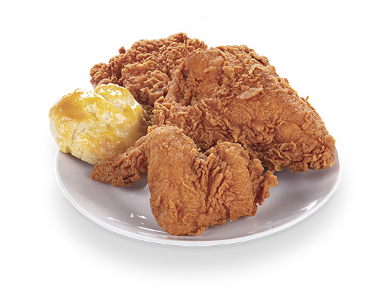 Order 3 PC White CHicken & (1) Biscuit Only) food online from Krispy Krunchy Chicken store, Fullerton on bringmethat.com