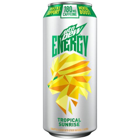 Order MTN DEW ENERGY Tropical Sun 16oz food online from 7-Eleven store, Natick on bringmethat.com