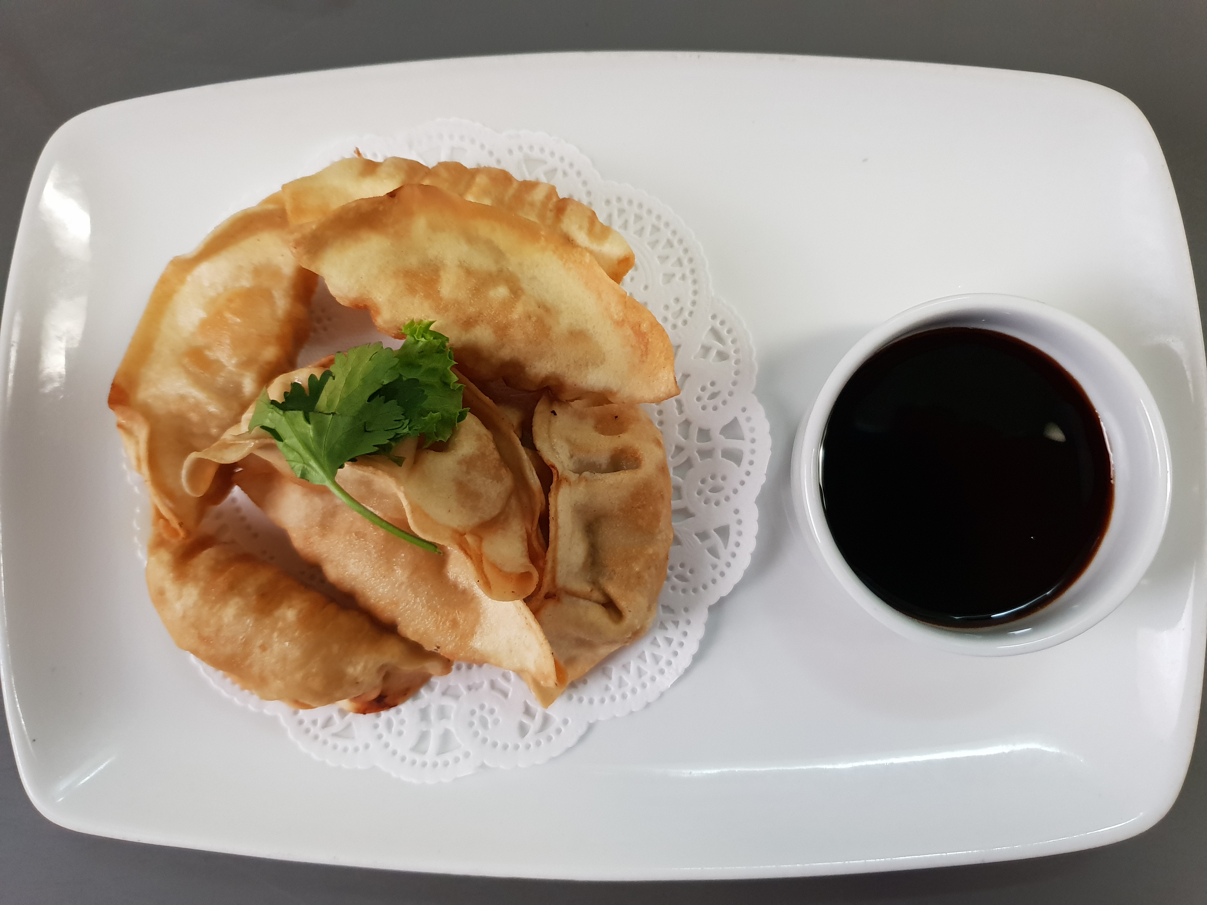 Order 8 Dumplings food online from R Haan Thai store, Los Angeles on bringmethat.com