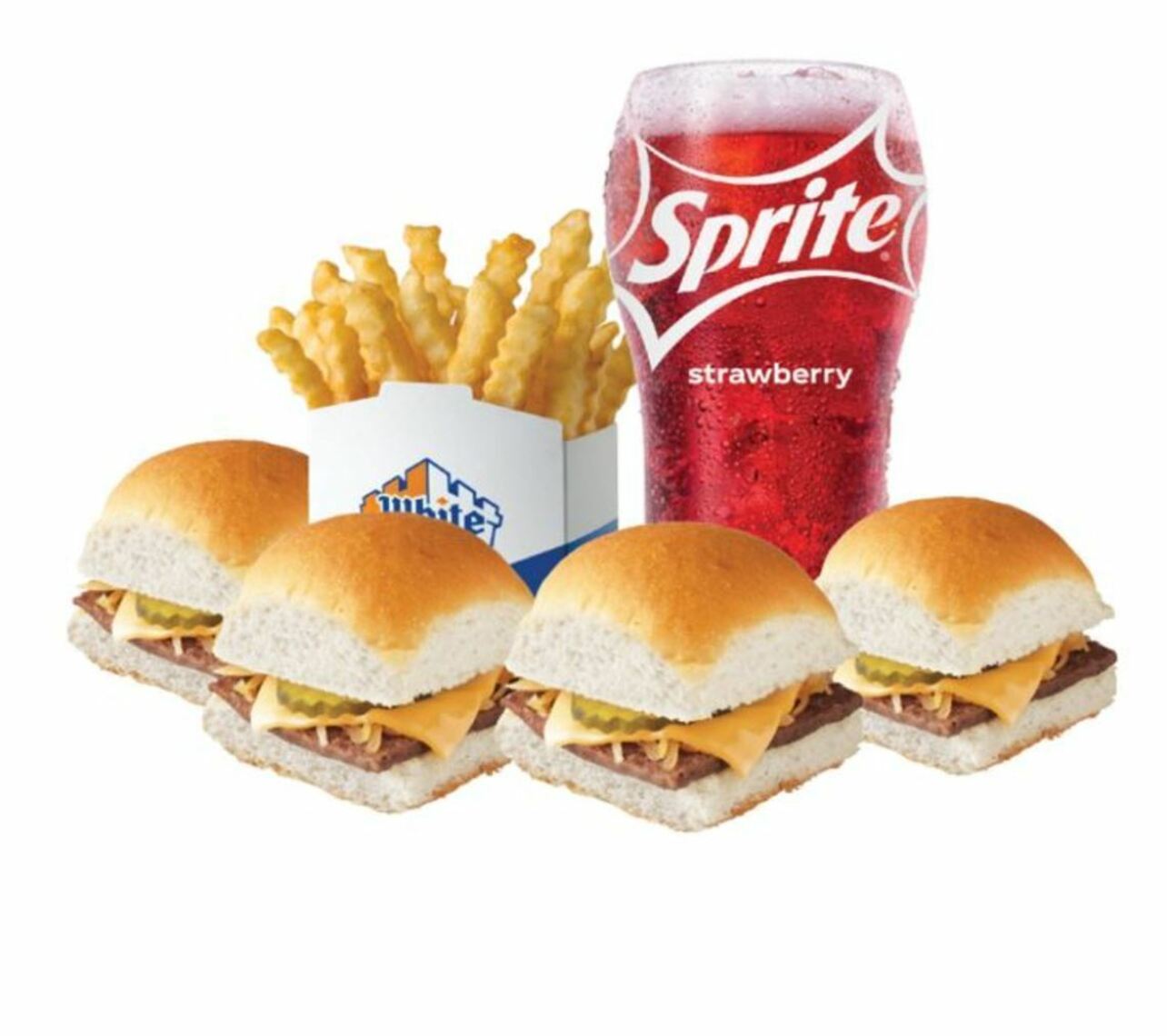 Order CHEESE SLIDER MEAL CAL 1010 – 1420 food online from White Castle store, Centereach on bringmethat.com
