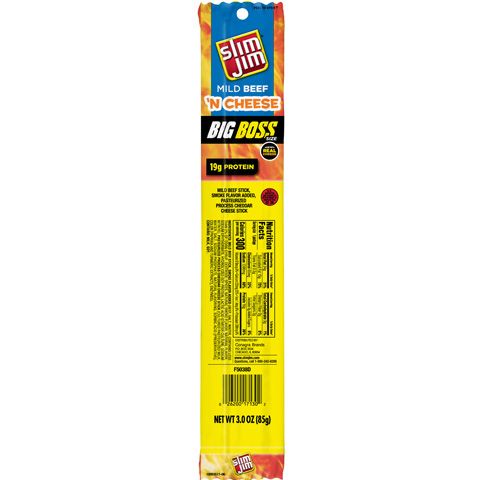 Order Slim Jim Mild Beef Cheese Stick 3oz food online from 7-Eleven store, Charlotte on bringmethat.com