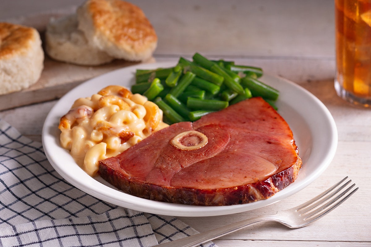 Order Sugar Cured Ham food online from Cracker Barrel store, Rochester on bringmethat.com