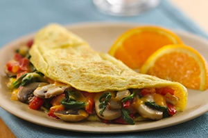 Order Garden Fresh Veggie Omelet food online from Berry Fresh Cafe store, Jupiter on bringmethat.com