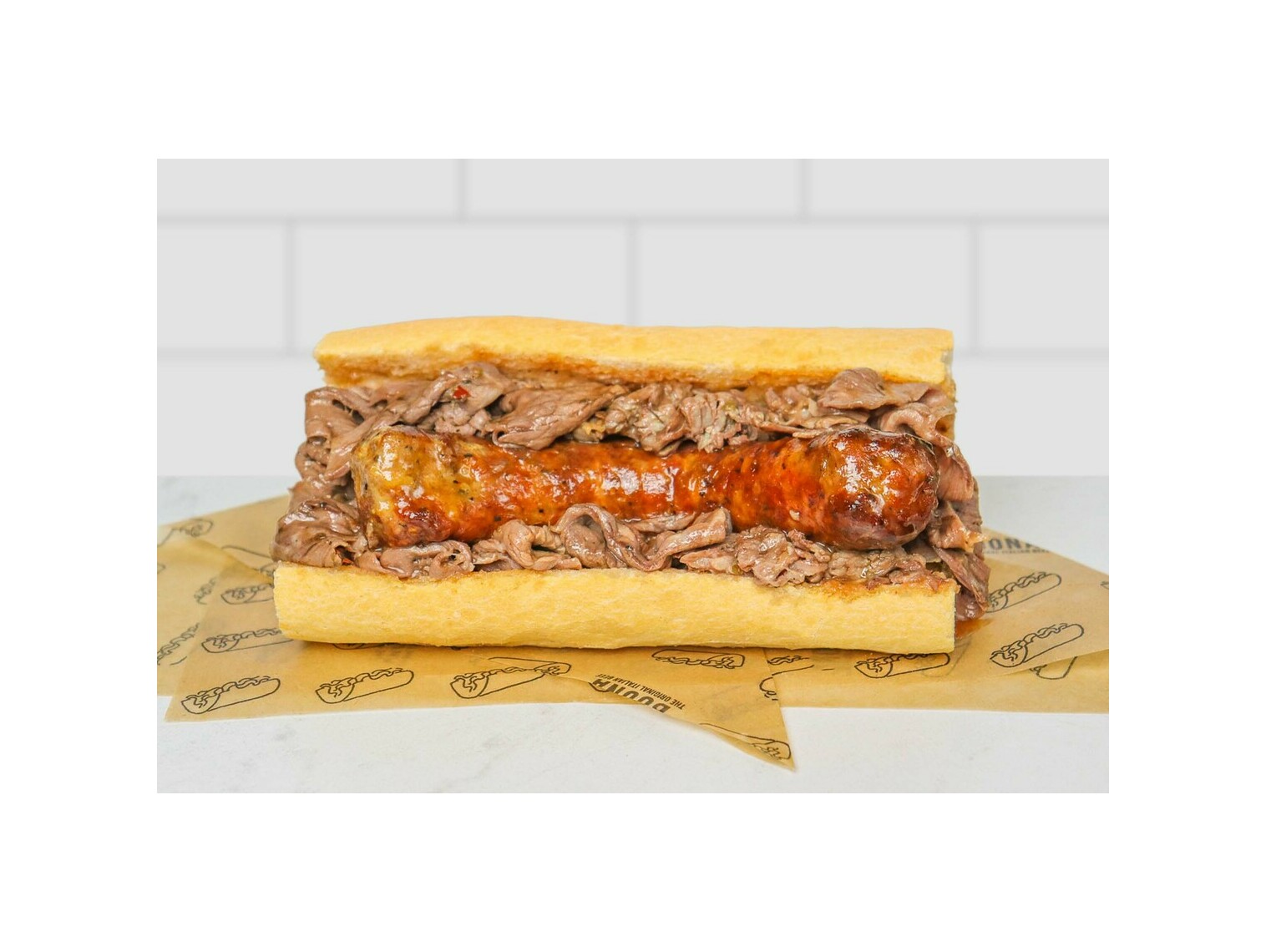 Order Combo Beef and Sausage food online from Buona Beef store, Bolingbrook on bringmethat.com