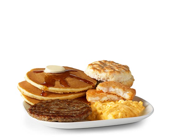 Order Big Breakfast with Hotcakes food online from McDonald's store, Anchorage on bringmethat.com