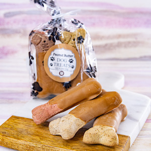Order Peanut Butter Large Dog Treats, 2 Bags food online from Wockenfuss Candies store, Columbia on bringmethat.com