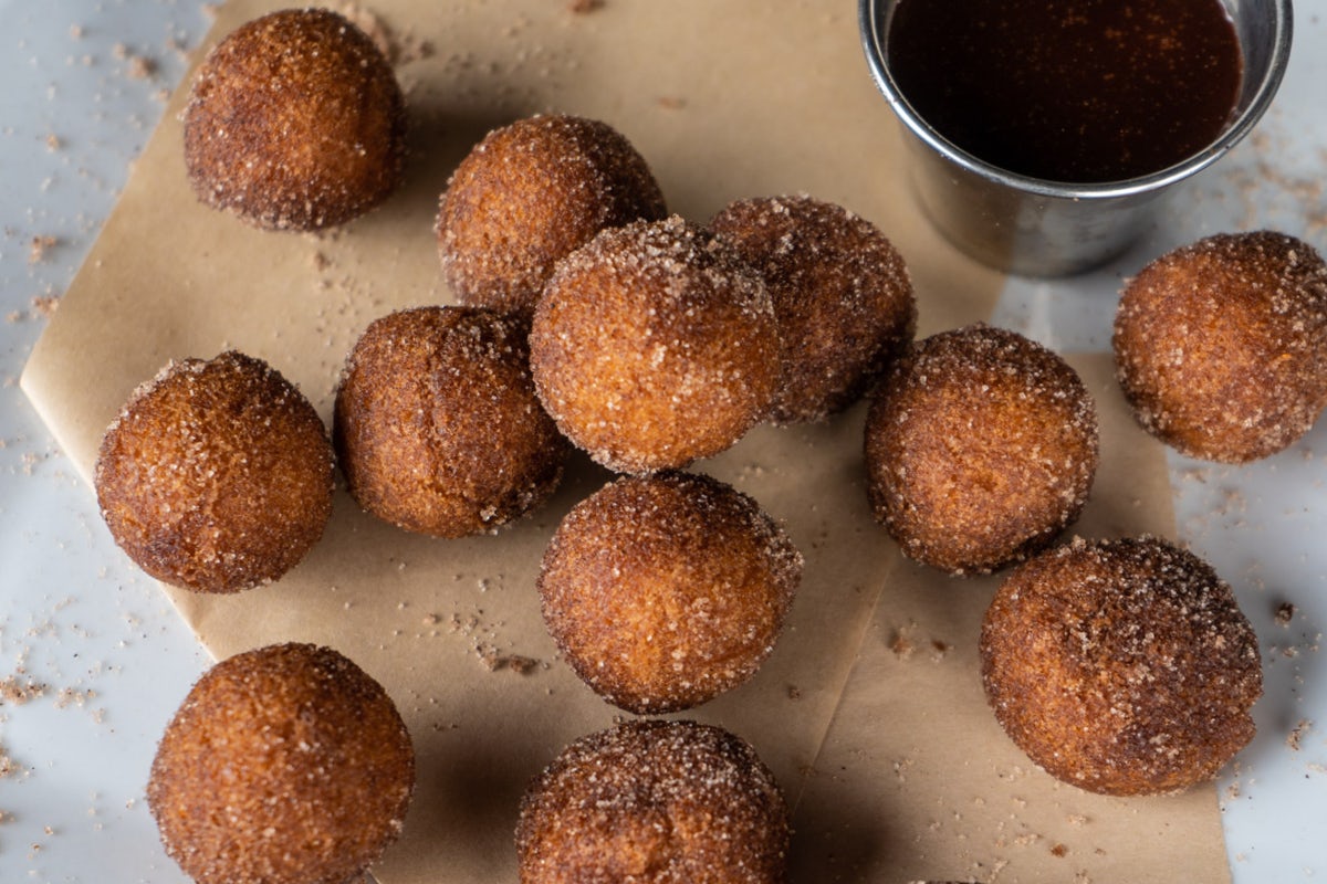 Order Cinnamon Donut Holes food online from Macs & Stacks store, Gainesville on bringmethat.com
