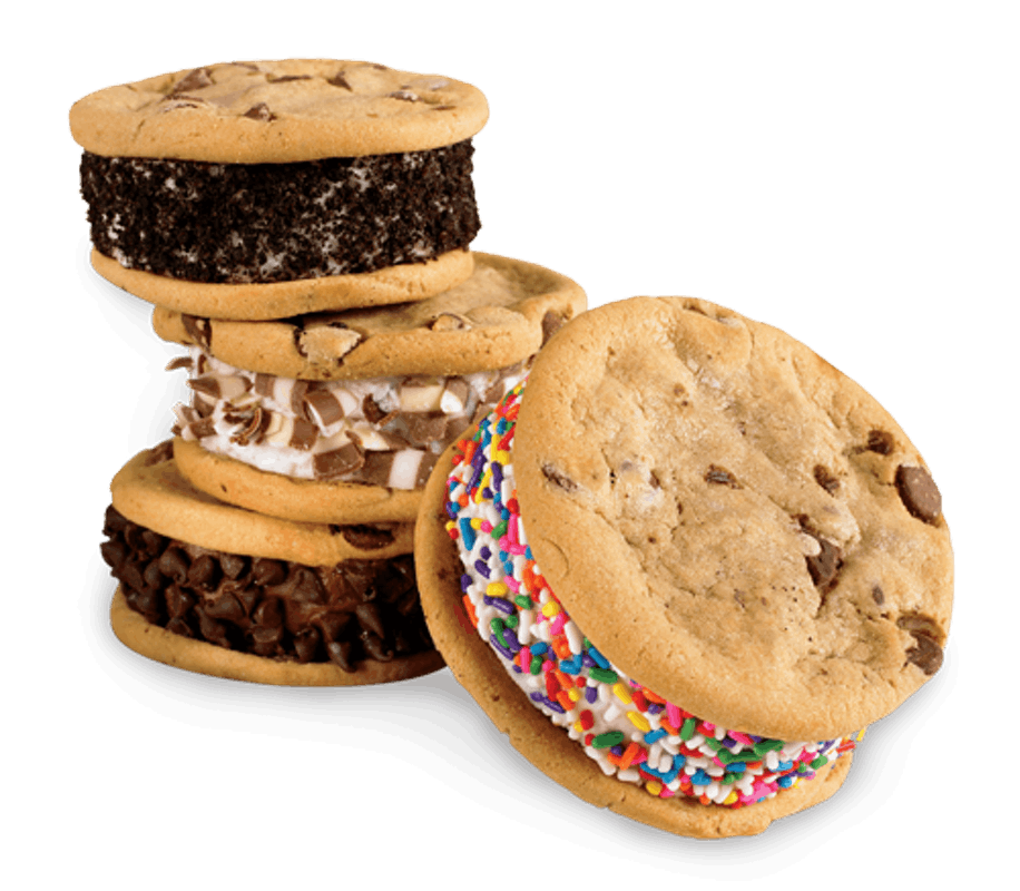 Order Ice Cream Cookie Sandwich Variety 4-Pack - Ready for Pick-Up Now food online from Cold Stone Creamery store, Albuquerque on bringmethat.com
