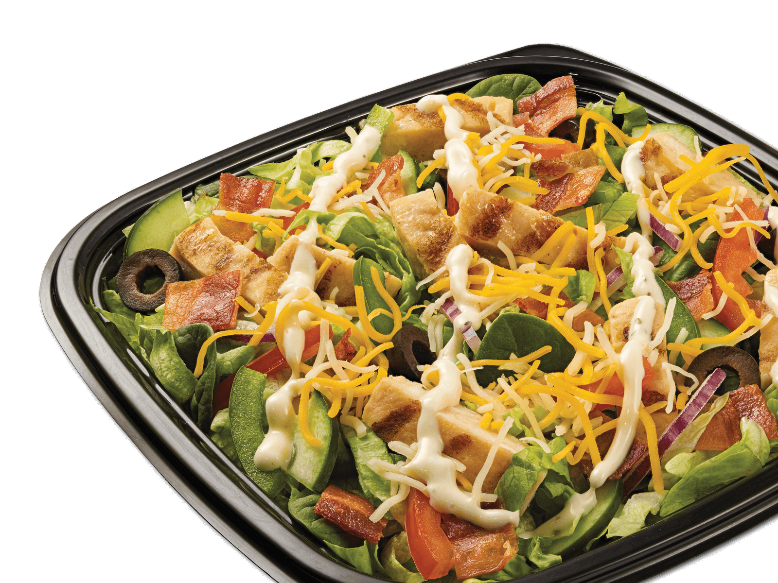 Order Chicken & Bacon Ranch Melt Chopped Salad food online from Subway Merrick-Blvd store, Queens on bringmethat.com