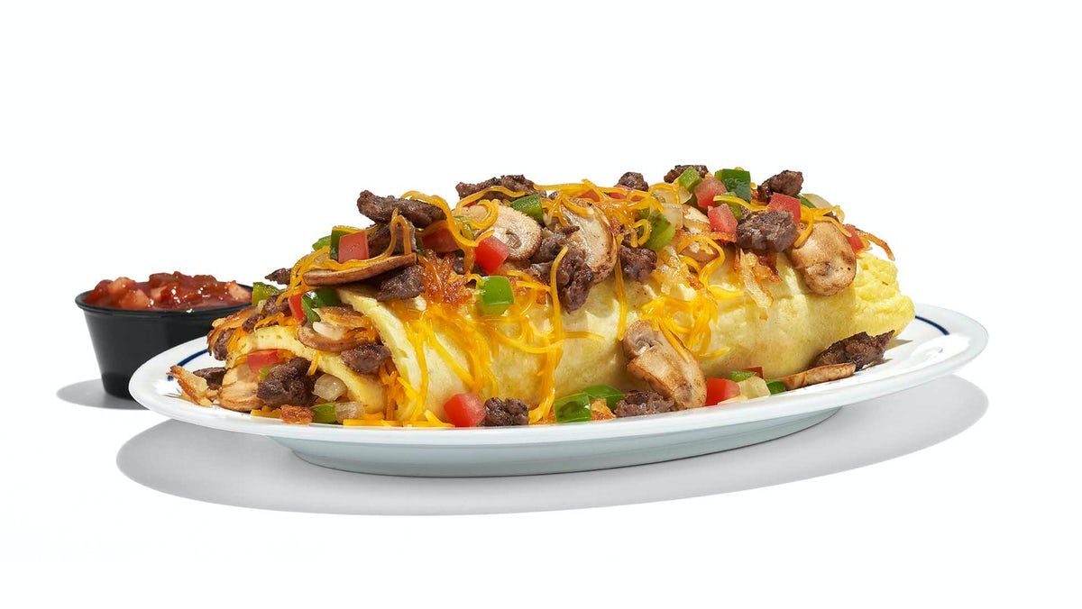 Order Big Steak Omelette food online from Ihop store, New Bern on bringmethat.com