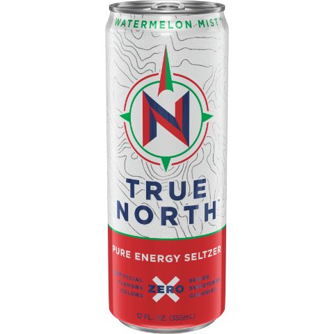 Order True North Pure Energy Seltzer Watermelon Mist 12oz food online from 7-Eleven store, Wakefield on bringmethat.com