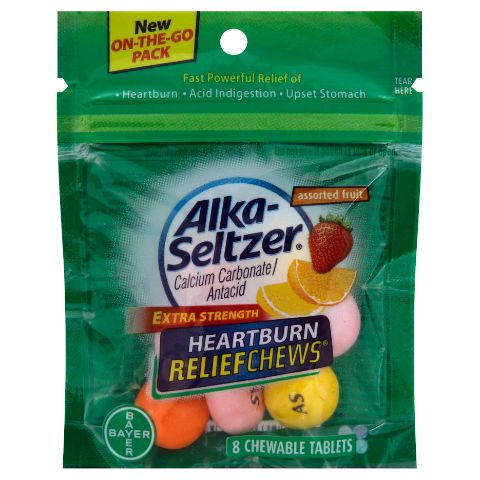 Order Alka Seltzer Relief Chews 8 Count food online from 7-Eleven store, Lynchburg on bringmethat.com