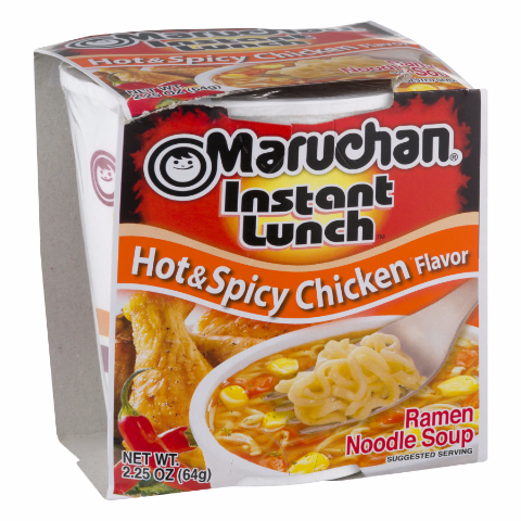 Order Maruchan Instant Lunch Hot & Spicy Chicken food online from 7-Eleven store, Aurora on bringmethat.com