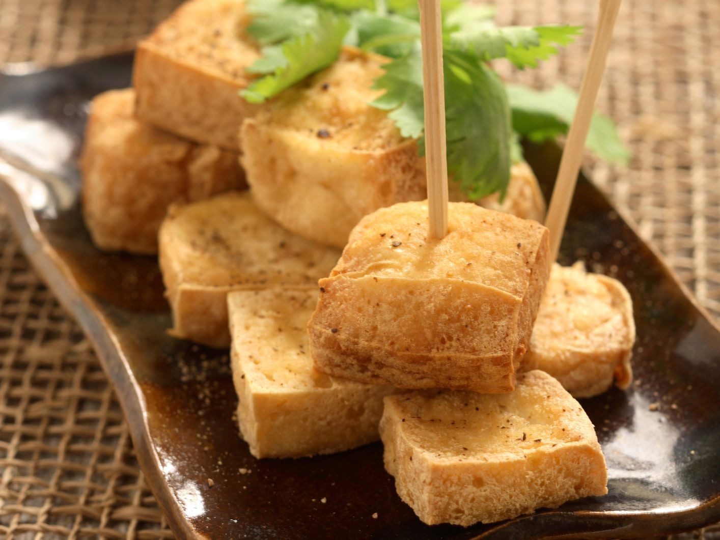 Order A3. Fried Tofu food online from Urban Rolls store, Loomis on bringmethat.com
