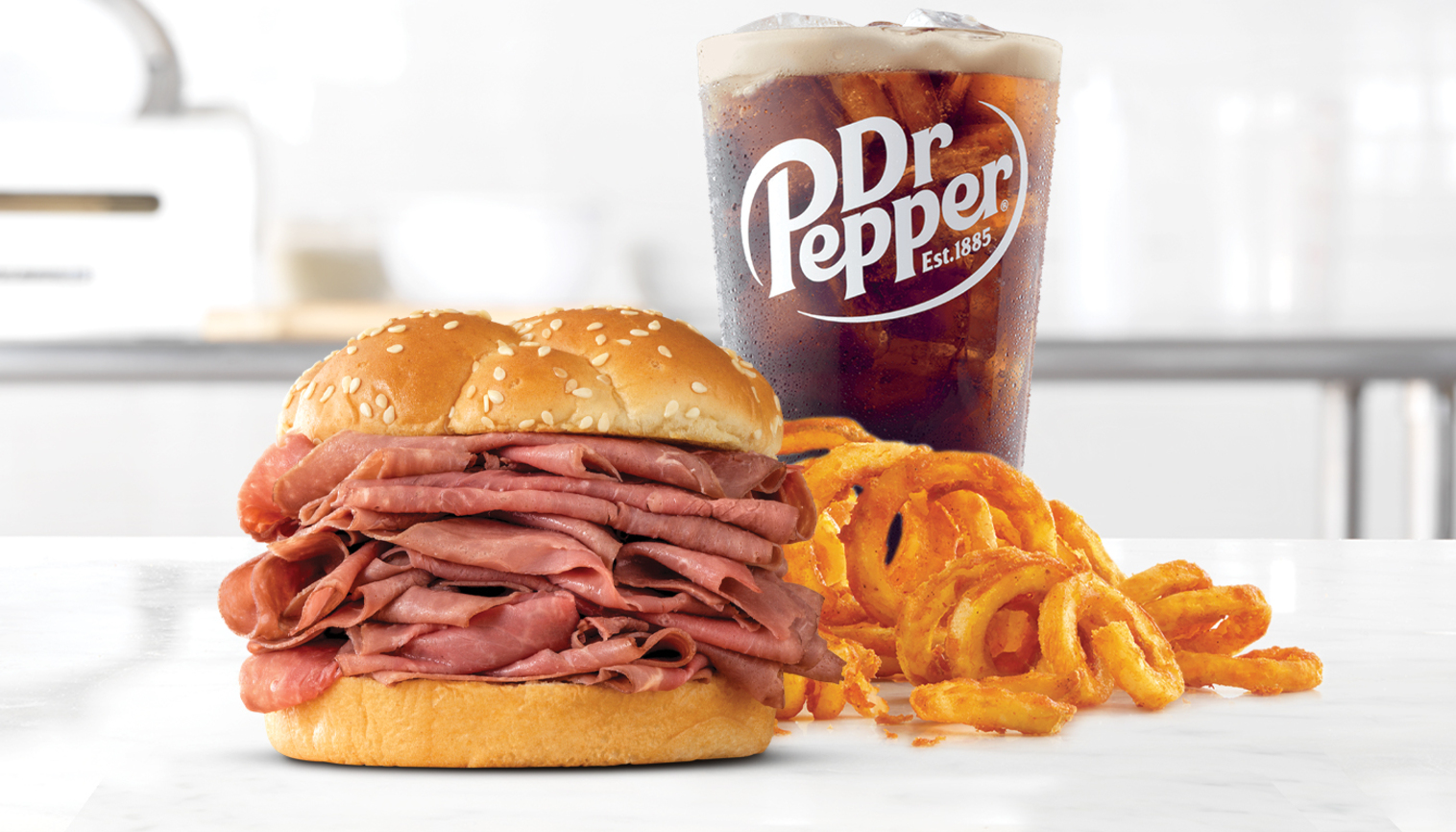 Order Double Roast Beef food online from Arby's store, New Bern on bringmethat.com