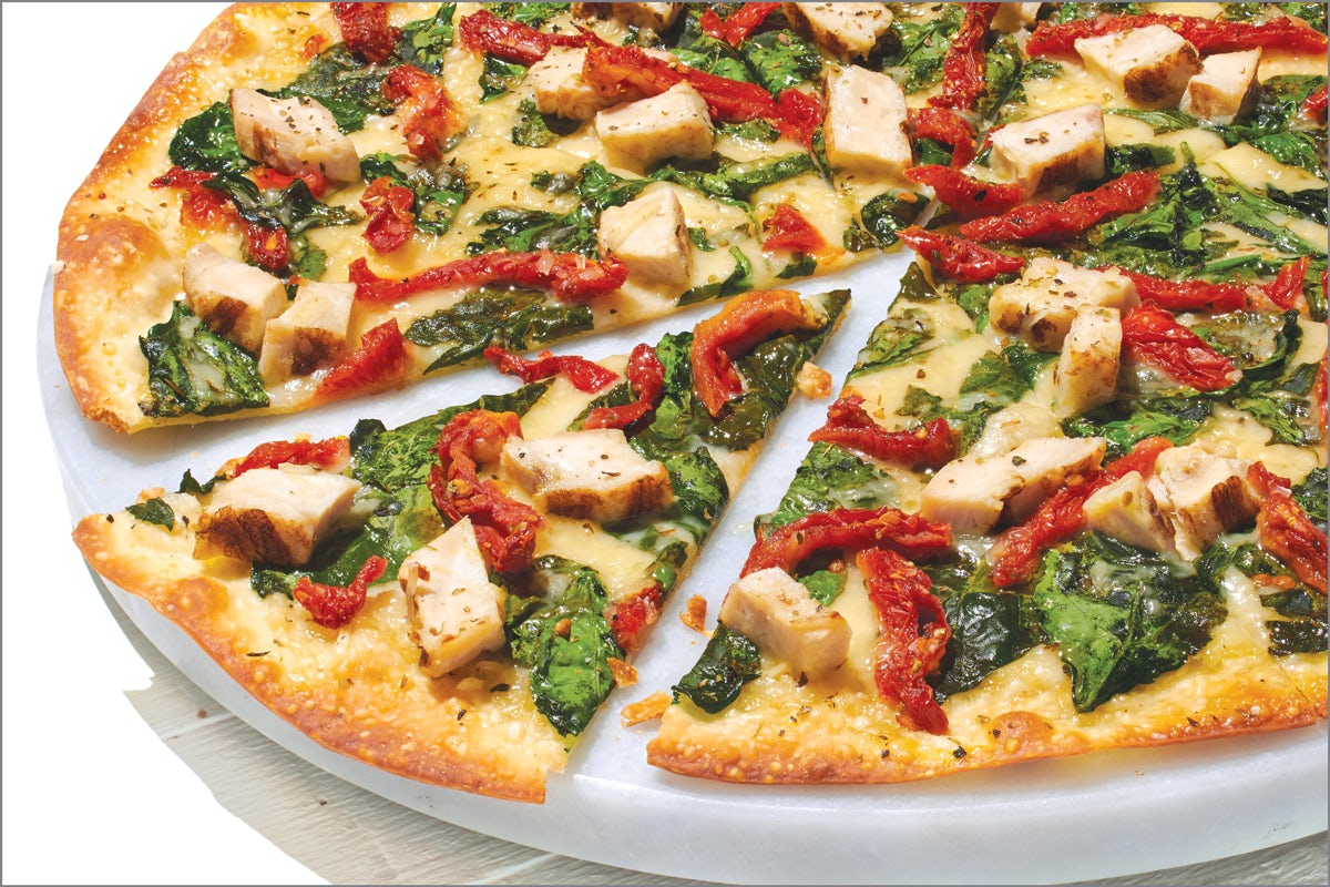 Order Dairy Free Cheese Herb Chicken Mediterranean - Baking Required food online from Papa Murphy Pizza store, Glendale on bringmethat.com