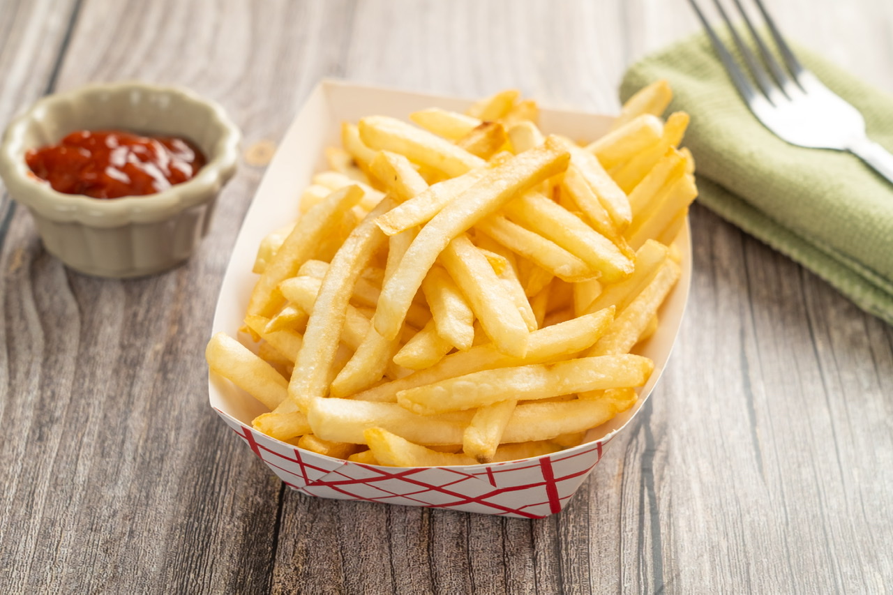 Order Plain French Fries food online from Mr. Yummy Taco store, Queens on bringmethat.com